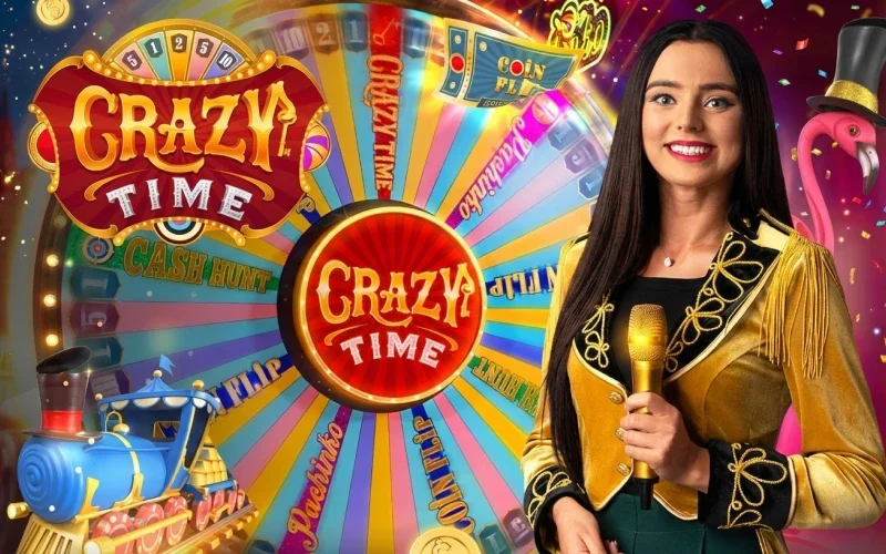Vai alla sezione casinò live di Quickwin per giocare a Crazy Time.